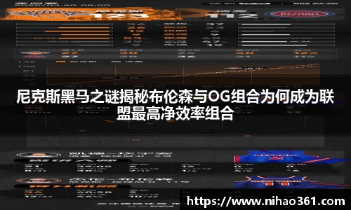 尼克斯黑马之谜揭秘布伦森与OG组合为何成为联盟最高净效率组合